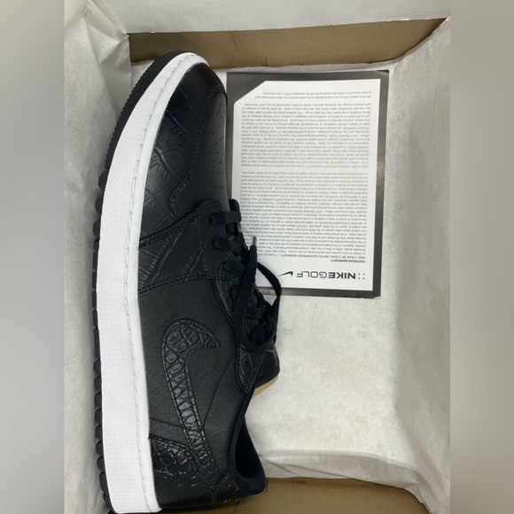 Air Jordan 1 Low G Black Croc DD9315-003 (2023) - Picture 9 of 9